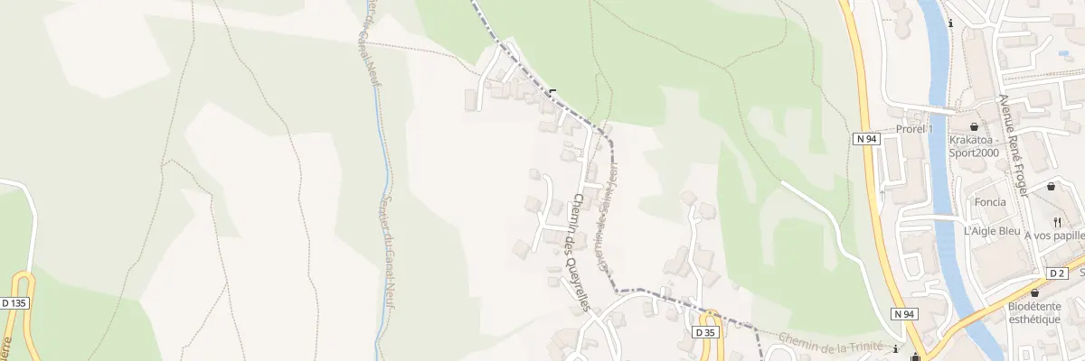 Plan du 9287 Les Queyrelles à Puy-Saint-Pierre