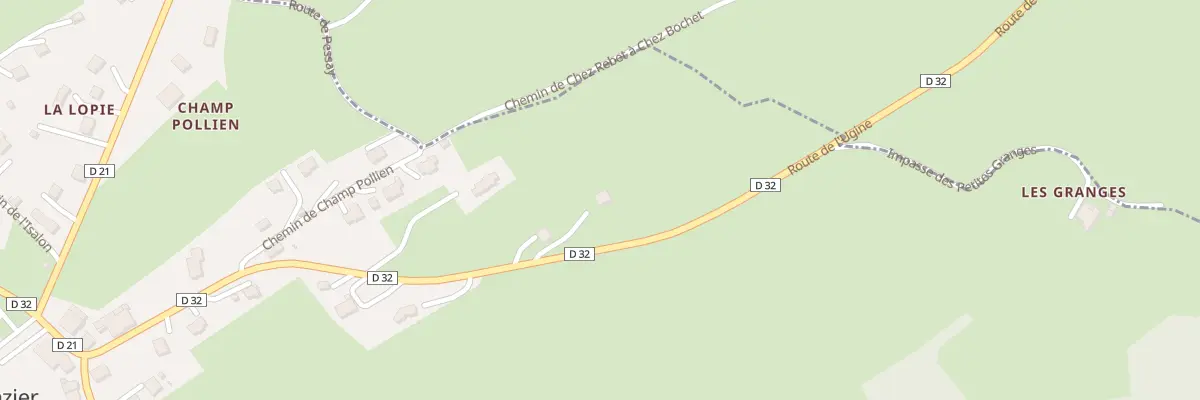 Plan du 401 Rte de l’Ugine à Vinzier