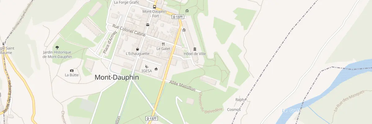 Plan du 5007 Montdauphin à Mont-Dauphin