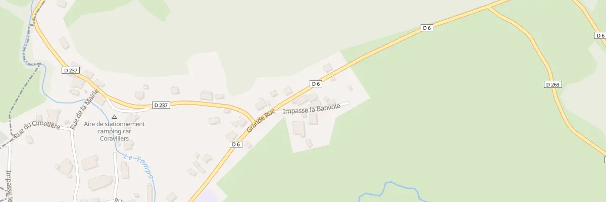Plan du 26A Grande Rue à Corravillers