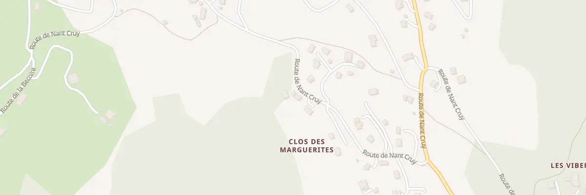Plan du 1365 Rte de Nant Cruy à Sallanches
