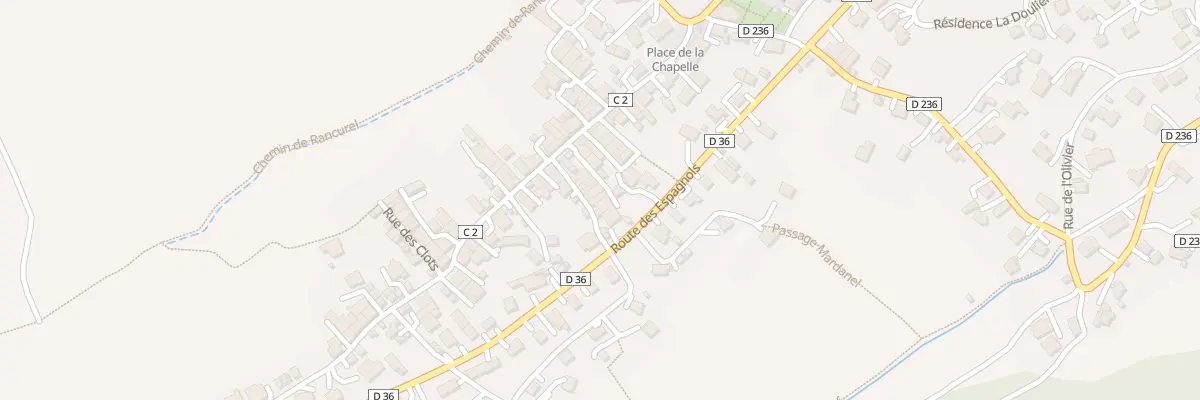 Plan du 5255 Le Chef Lieu à Villar-Saint-Pancrace