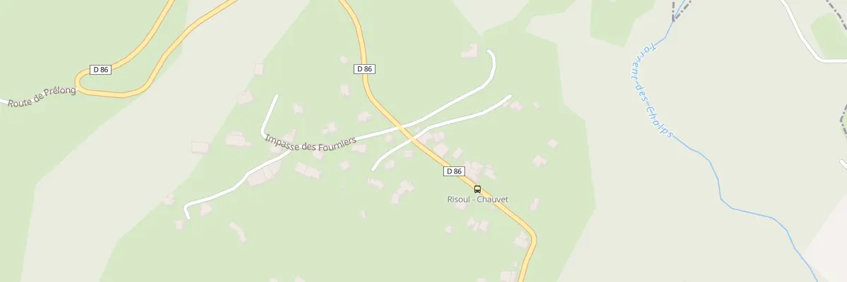 Plan du 1273 Rte de Chauvet à Risoul