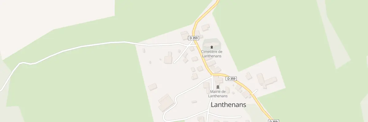 Plan du 1 Imp Vie de Bermont à Lanthenans