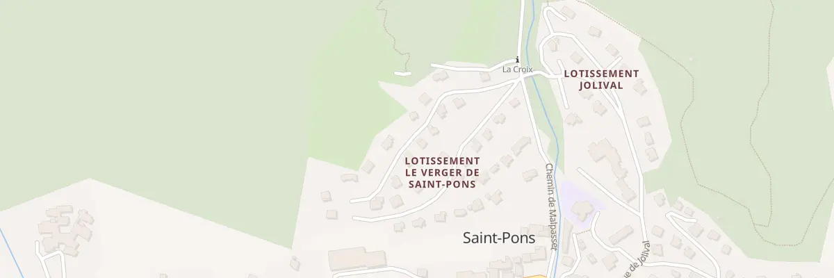 Plan du 163 Imp des Pommiers à Saint-Pons