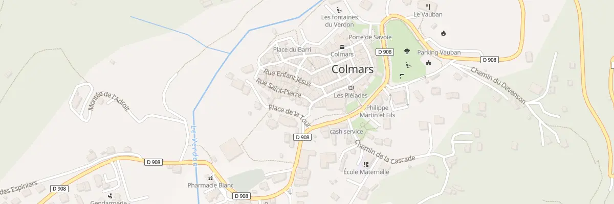 Plan du 5163 La Ville à Colmars