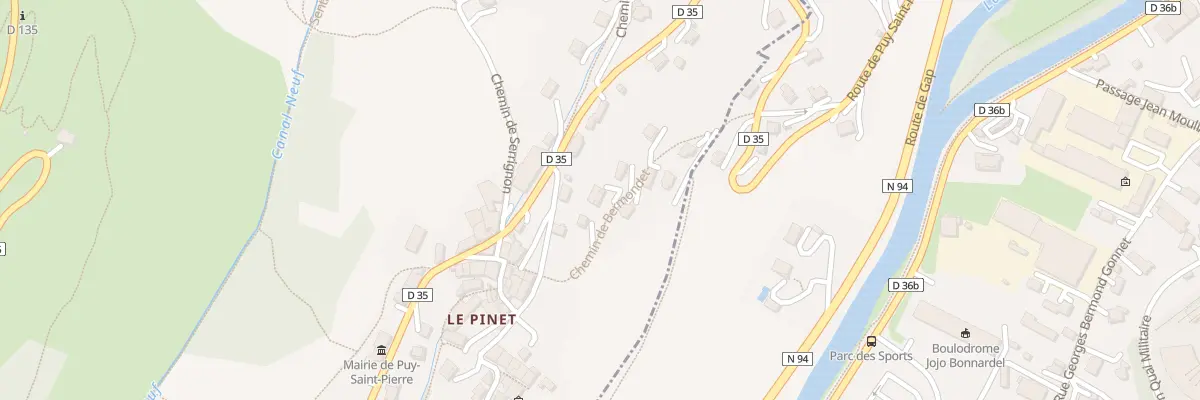 Plan du 9325 Le Pinet à Puy-Saint-Pierre
