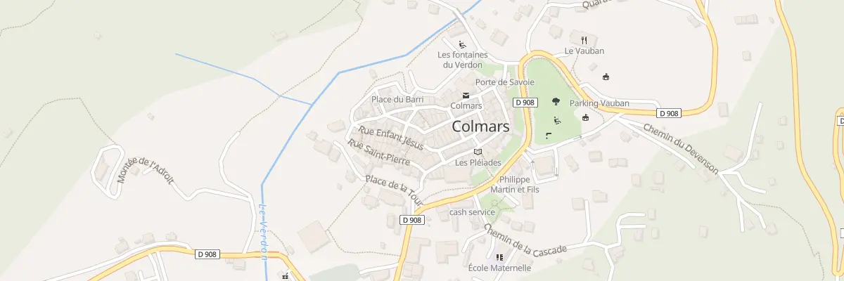 Plan du 5241 La Ville à Colmars