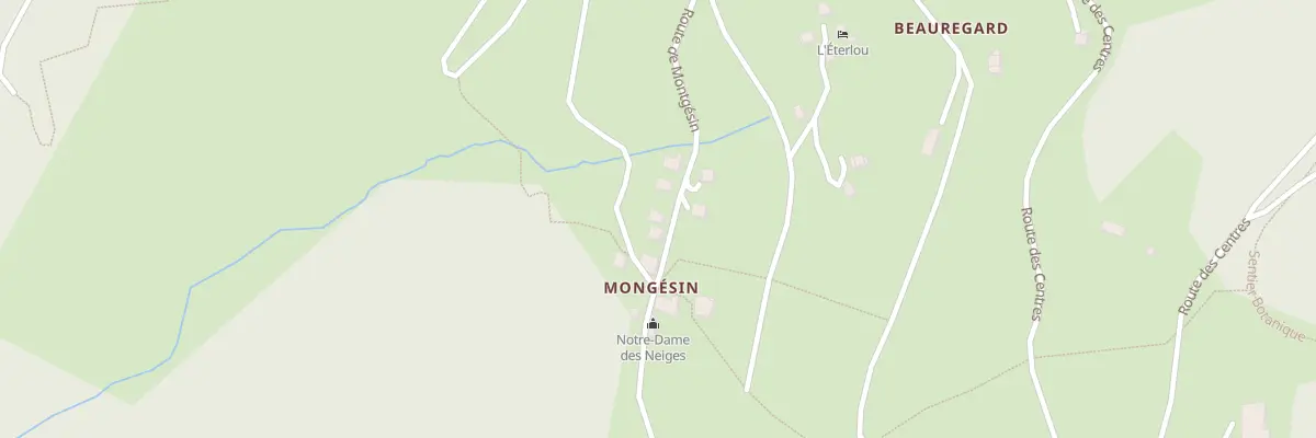Plan du 5661 Mongesin à Aime-la-Plagne