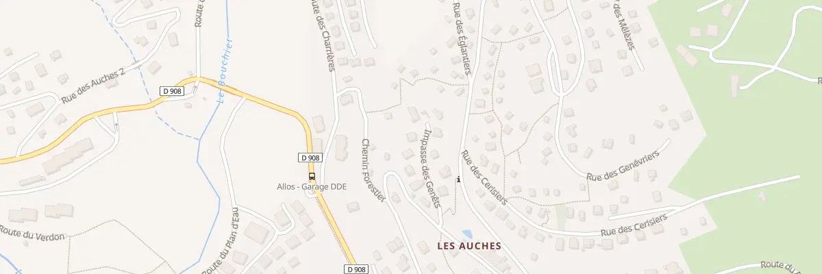 Plan du 112 Imp des Genêts à Allos