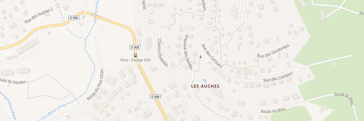 Plan du 60 Imp des Genêts à Allos