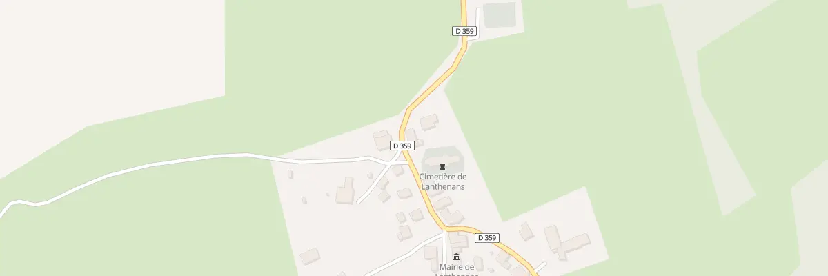 Plan du 8 Rue de l’Eglise à Lanthenans