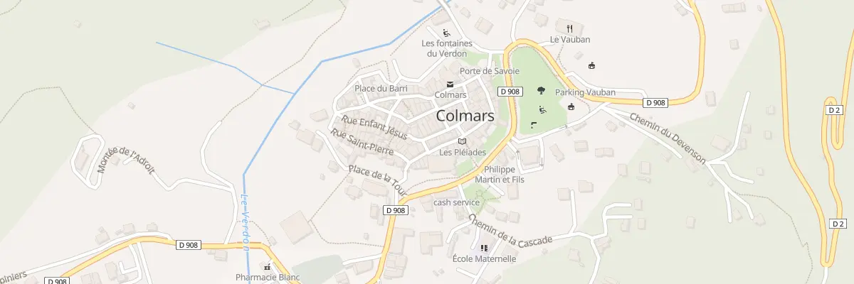 Plan du 5203 La Ville à Colmars