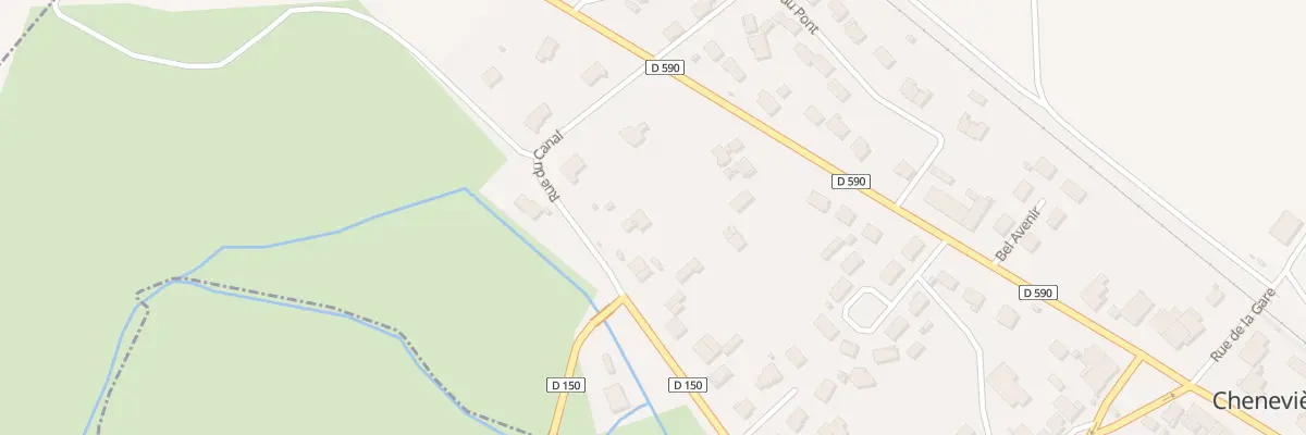Plan du 40 Rue du Canal à Chenevières