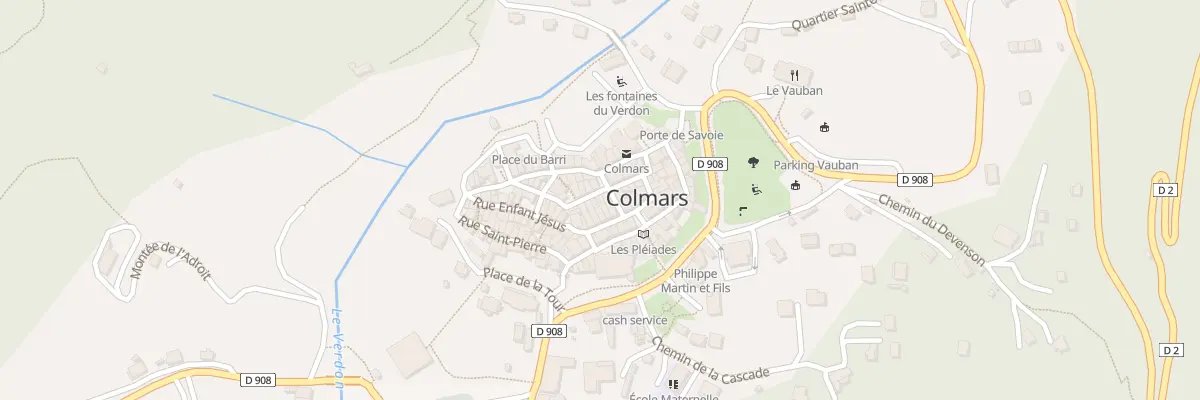 Plan du 5251 La Ville à Colmars