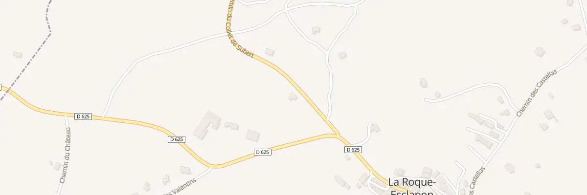 Plan du 5005 La Route à La Roque-Esclapon