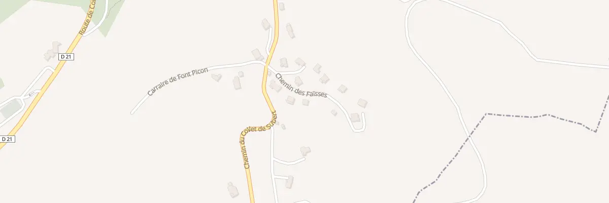 Plan du 5194 Les Faisses à La Bastide