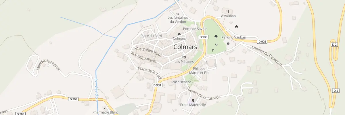 Plan du 5202 La Ville à Colmars