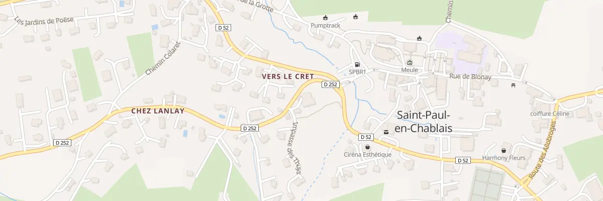 Plan du 1 Imp des Thuys à Saint-Paul-en-Chablais