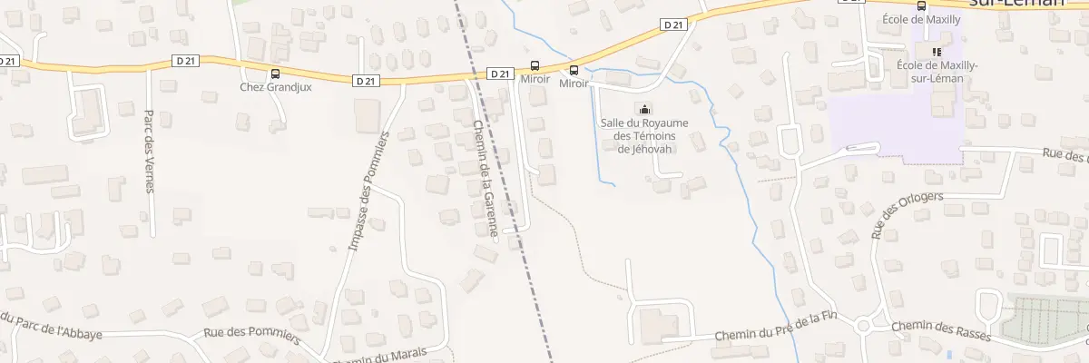 Plan du 577 Rue du Miroir à Maxilly-sur-Léman