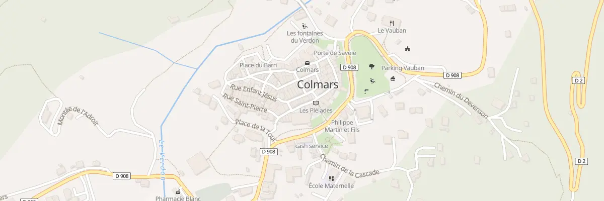 Plan du 5200 La Ville à Colmars