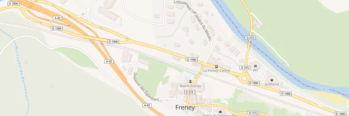 Plan du 5016 Chef Lieu à Freney