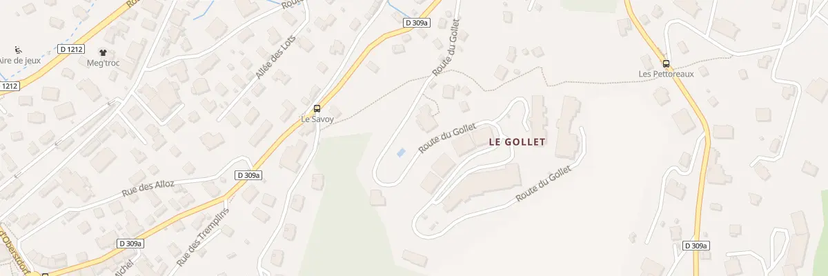 Plan du 141 Rte du Gollet à Megève