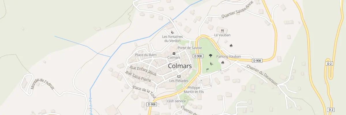 Plan du 5265 La Ville à Colmars