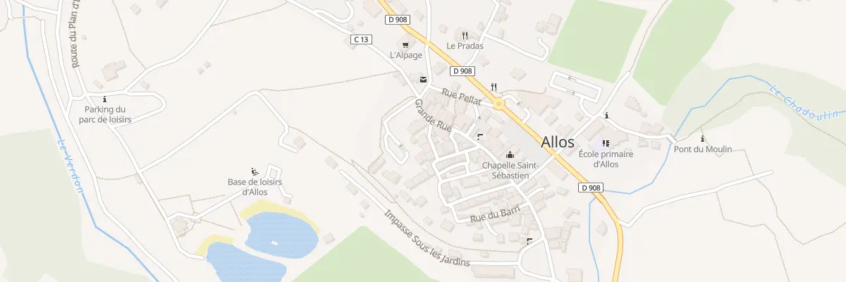 Plan du 24 Rue du Four à Allos