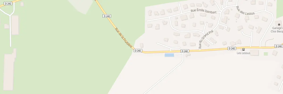 Plan du 24 Rue de la Fruitière au Bélieu