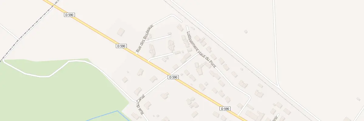 Plan du 2 Lot Haut du Pont à Chenevières