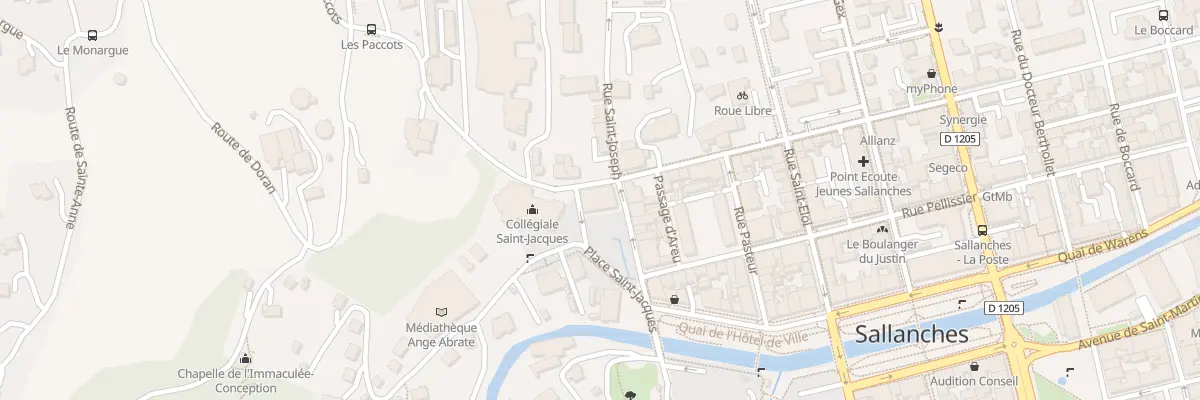 Plan du 9 Rte de Doran à Sallanches