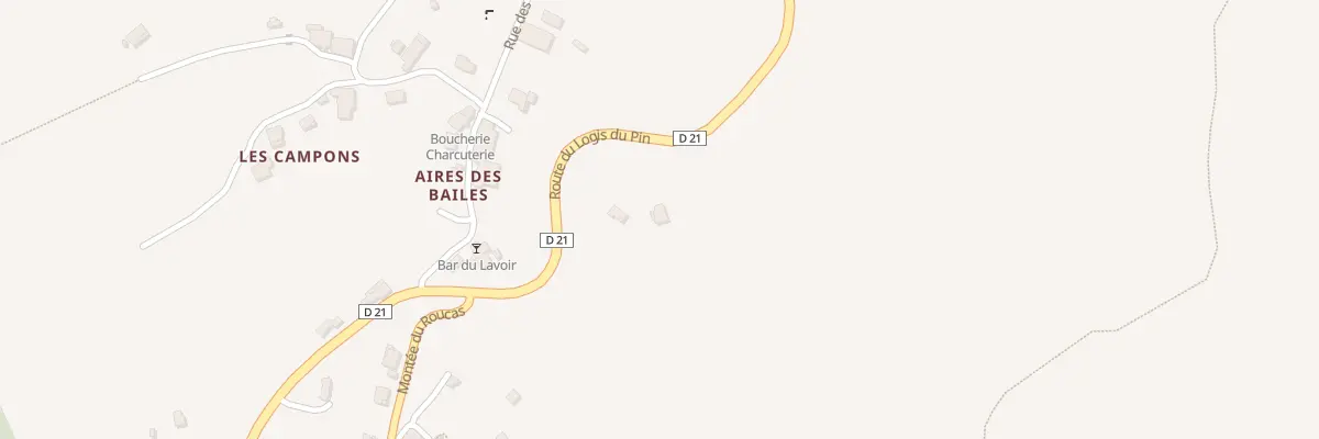 Plan du 5068 Les Barres à La Bastide