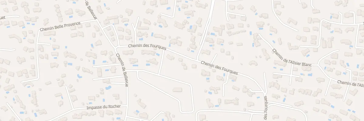 Plan du 16011 Che des Fourques à Roquebrune-sur-Argens