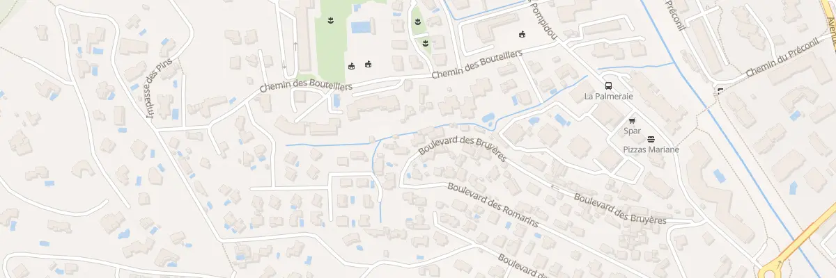 Plan du 40 Bd des Bruyères à Sainte-Maxime