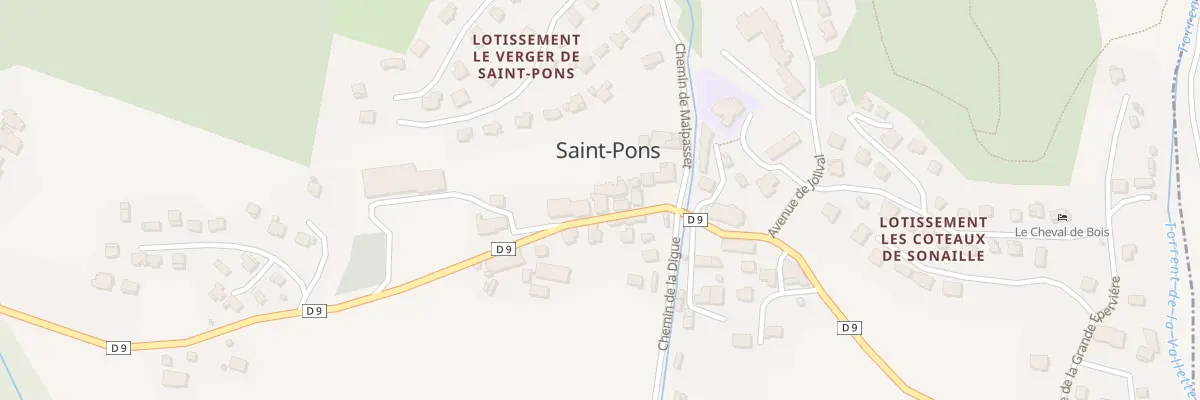 Plan du 72 Av de l’Aiguille à Saint-Pons