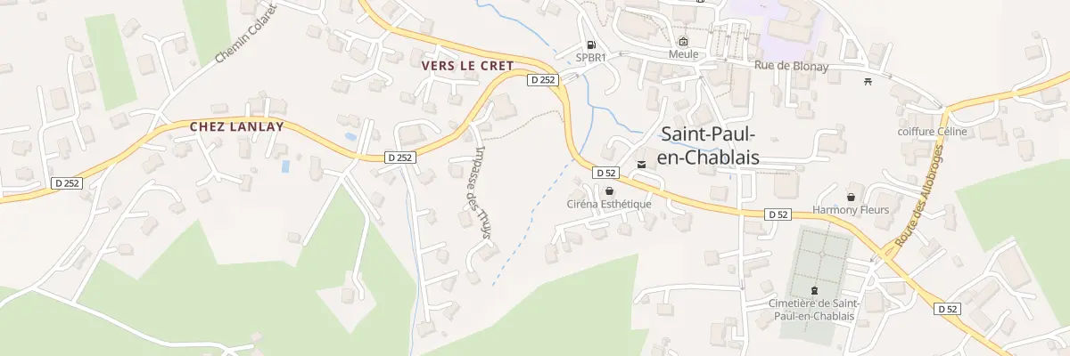 Plan du 52 Rte du Chablais à Saint-Paul-en-Chablais