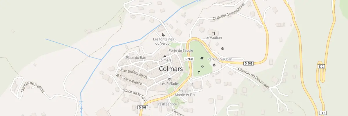 Plan du 5187 La Ville à Colmars