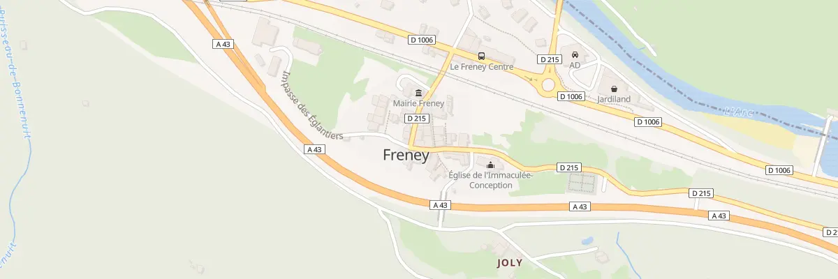Plan du 35 Rue de l’église à Freney