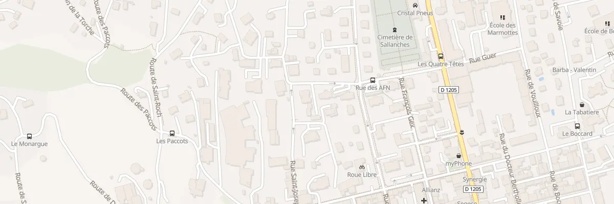 Plan du 184 Rue Saint Joseph à Sallanches