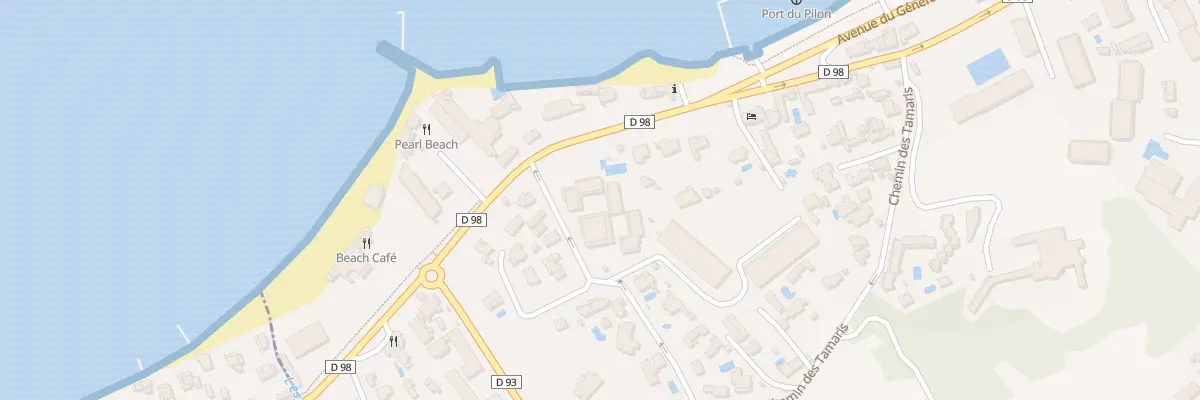 Plan du 9050 Res Les Patios à Saint-Tropez