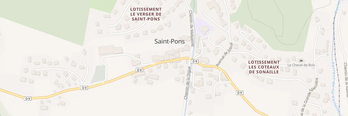 Plan du 46 Av de l’Aiguille à Saint-Pons