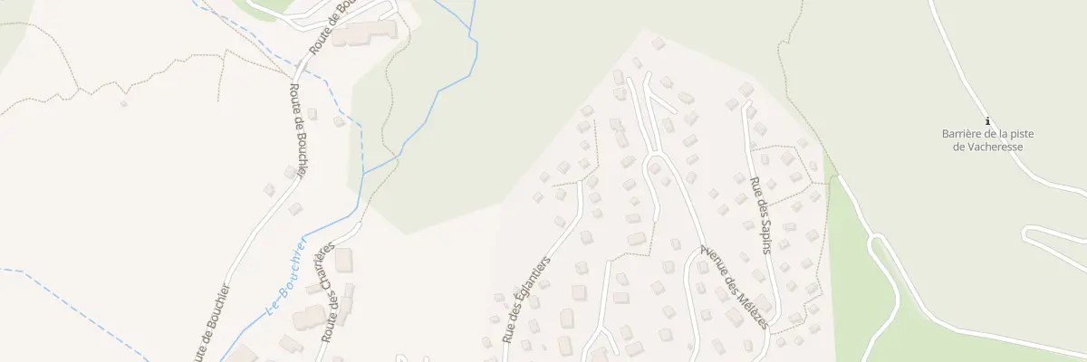 Plan du 411 Rue des Eglantiers à Allos