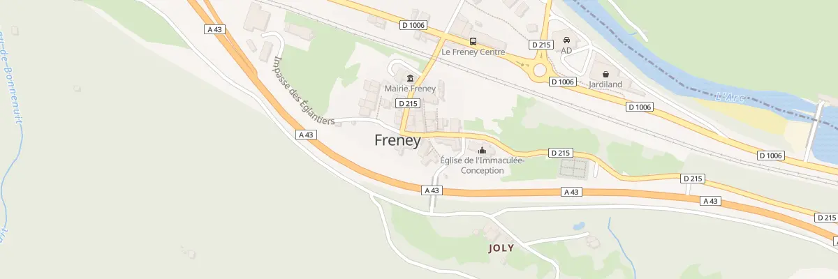 Plan du 64 Rue de l’église à Freney