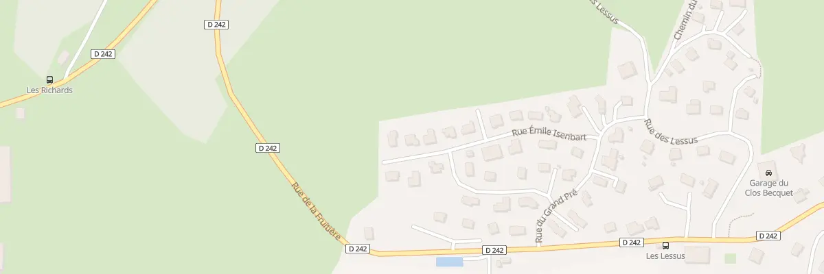 Plan du 18 Rue Emile Isenbart au Bélieu
