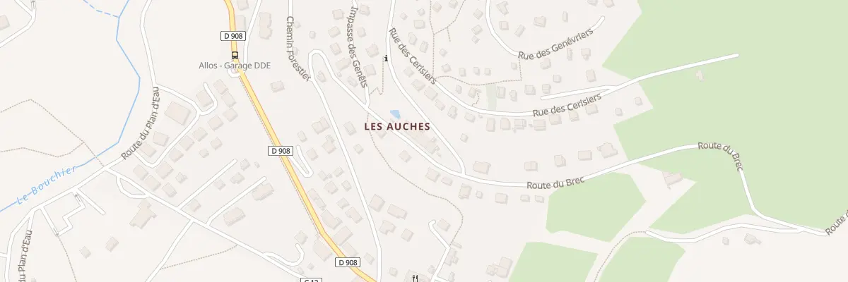 Plan du 67 Av des Mélèzes à Allos