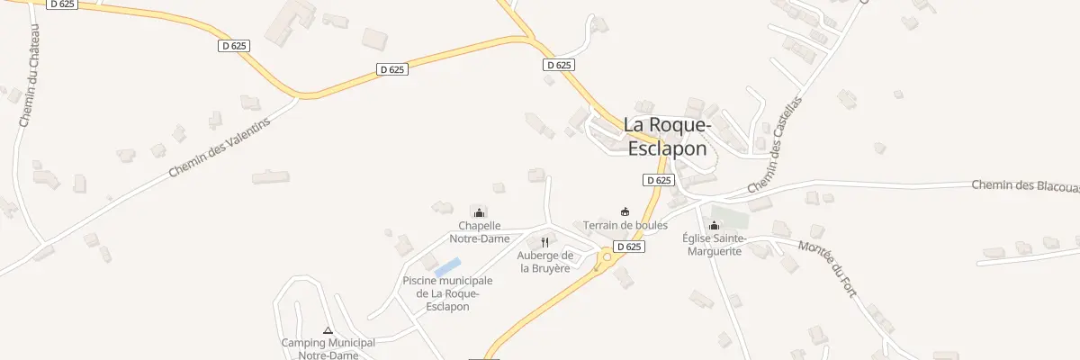 Plan du 5163 Notre Dame à La Roque-Esclapon