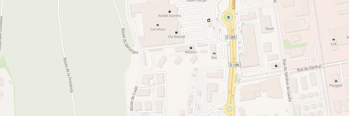 Plan du 252 Rte de Cusin à Sallanches