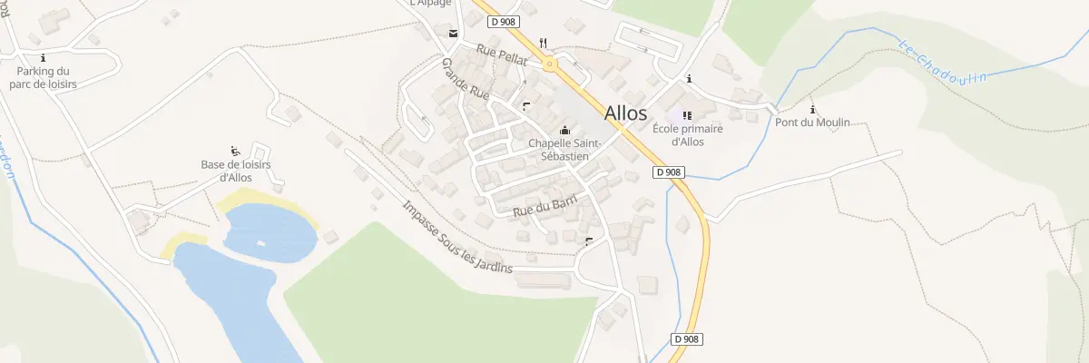 Plan du 29 Rue de la Placette à Allos