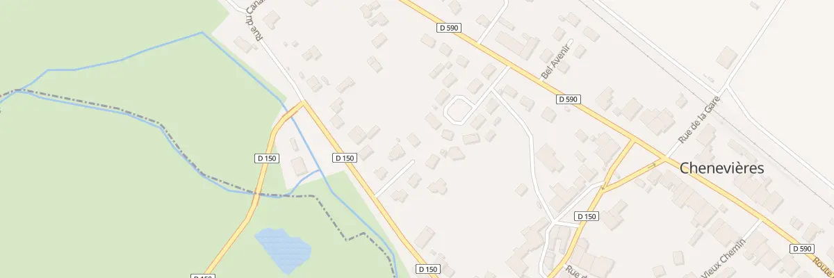 Plan du 5 Au Badet à Chenevières